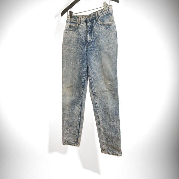Vintage Giordano “BLUES” Acid Wash Jeans - Picture 2 of 9